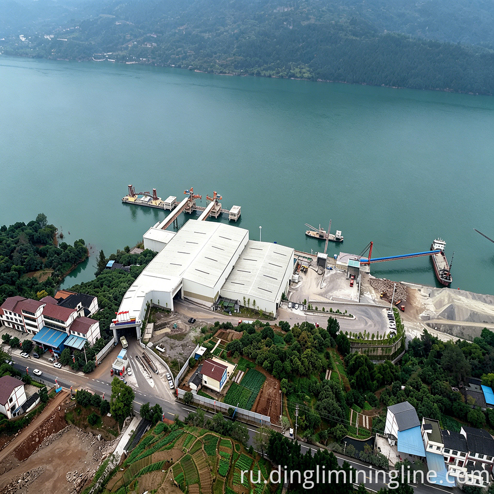 river stone processing plant